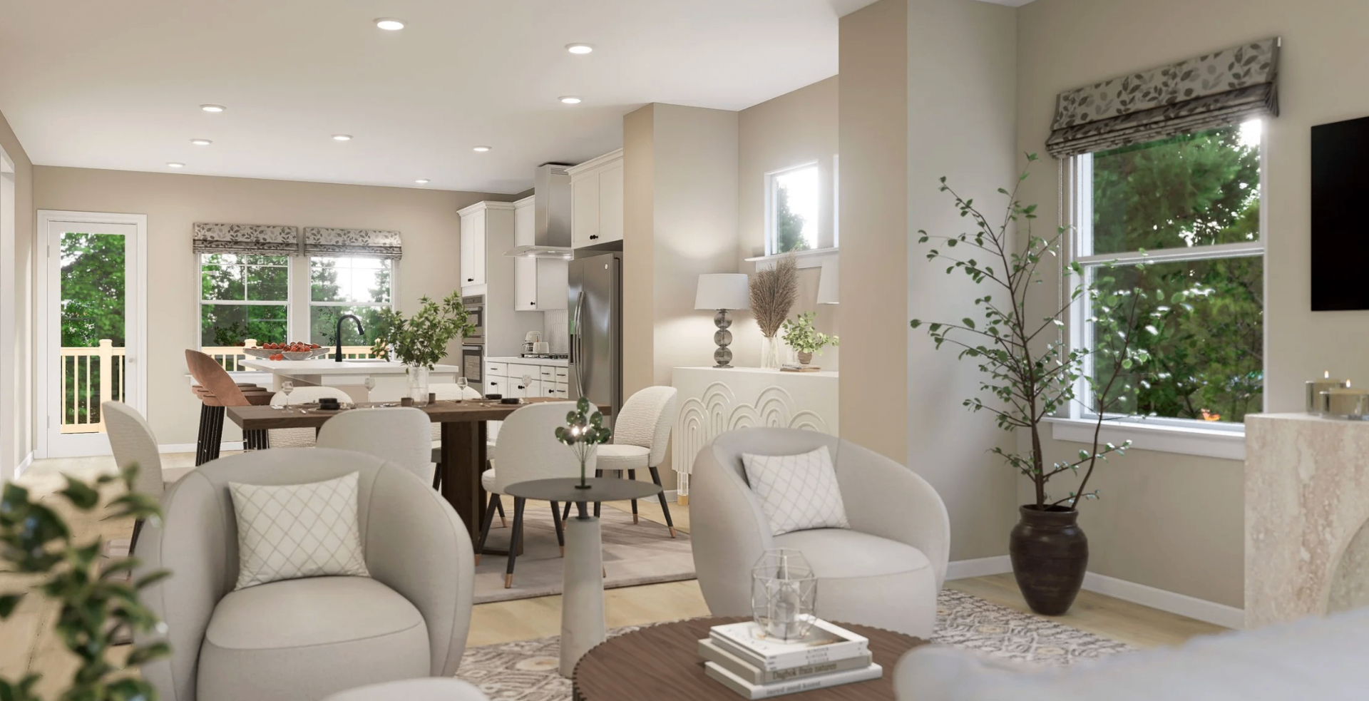 Interior render preview of the interactive 3D walkthrough